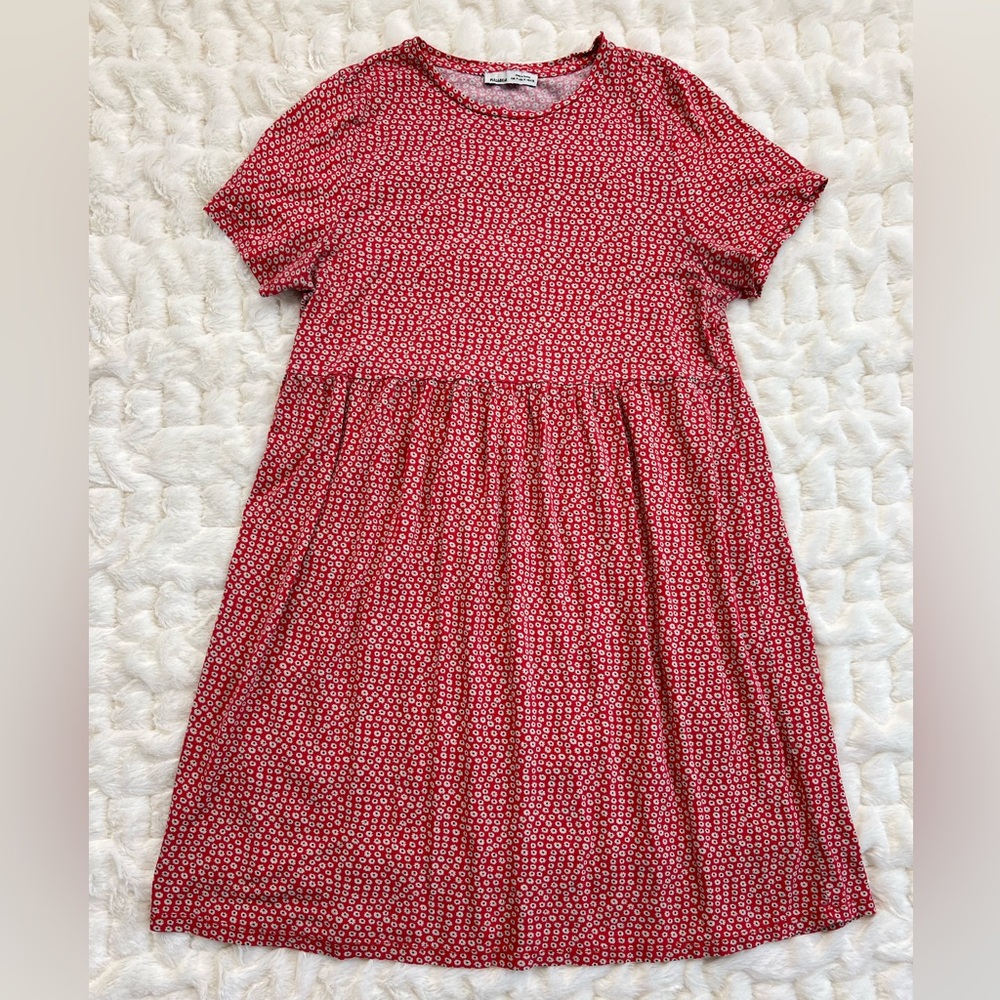 Pull&Bear Ditsy Floral Print Mini Dress Size M